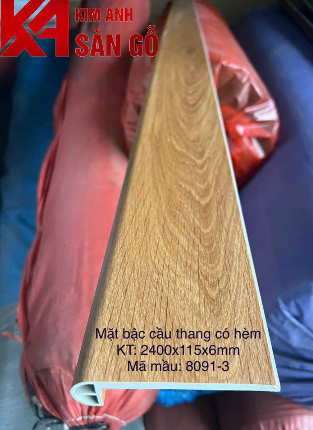 Mặt Bậc Cầu Thang Nhựa Giả Gỗ MAX 8091-3 MINI